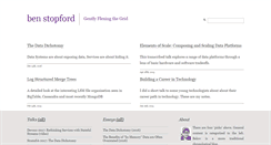 Desktop Screenshot of benstopford.com